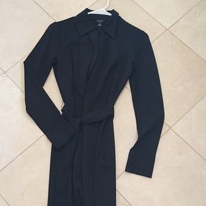 Ann Taylor black long sleeve dress